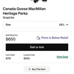 Canada Goose MacMillan Heritage Parka
