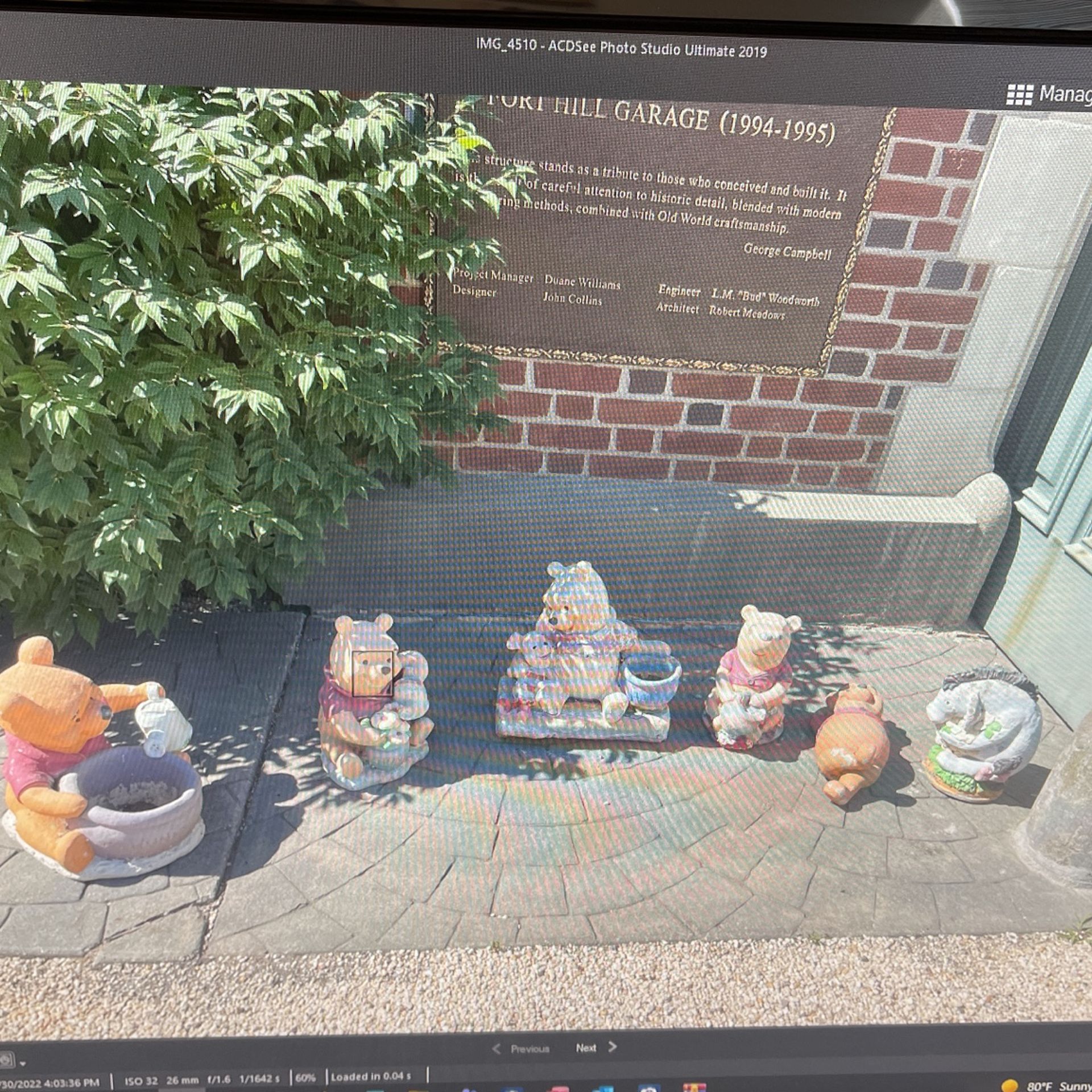 Winnie the Pooh Rare garden statues