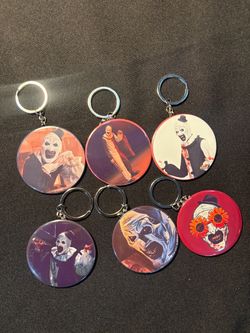 Terrifier Keychains - Size: 2.25/58mm