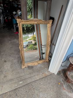 Gold painted Mirror