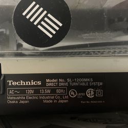 Technics Mk5 Turntable 