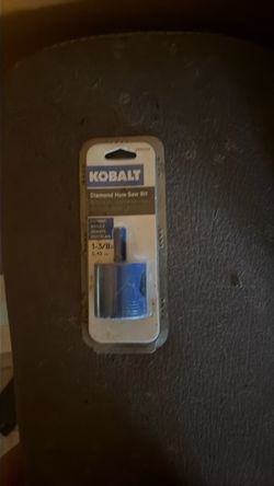 kobalt brandnew diamond hole saw bit