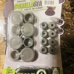 Slipstick Gorilla Glide 1-inch swivel chair sliders. King Of The Sliders Model CB213