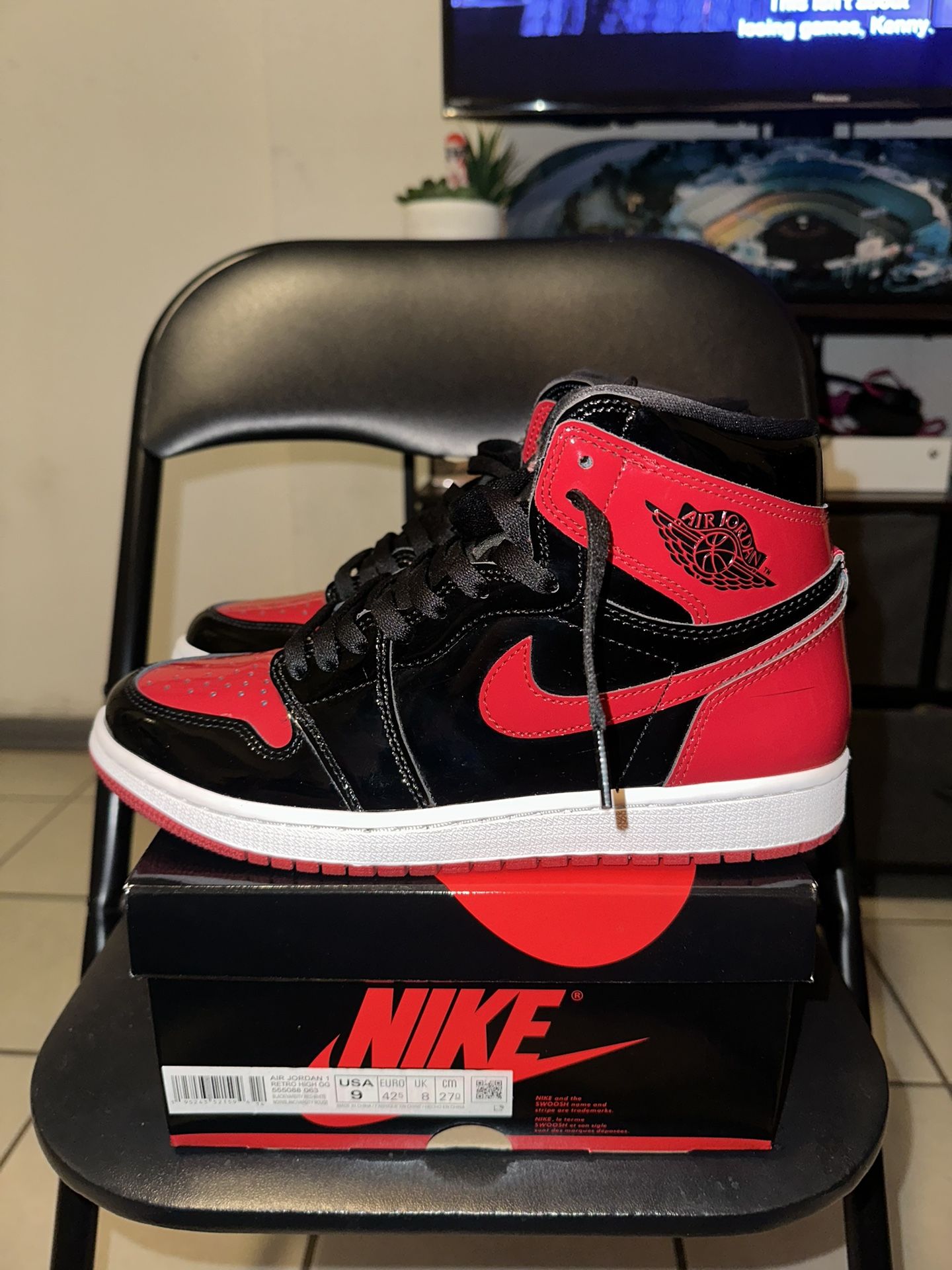Air Jordan 1 Retro High OG 'Patent Bred'