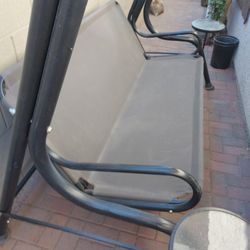 Brand New  Patio Swing WITH Cushions Plus Canopy Top MAKE OFFER MUST SELL 