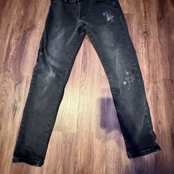 Chrome Hearts Vintage Levi Jeans Black
