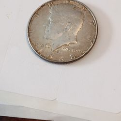 1968 D Kennedy Half Dollar 40% Silver 