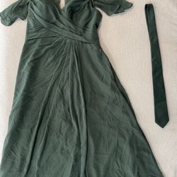 Eucalyptus Bridesmaid Dress Or Wedding Guest Dress