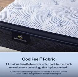 Serta  Perfect Sleeper Blue Lagoon Night 14" Plush Pillow Top Mattress-King