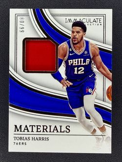 2022-23 TOBIAS HARRIS/99 PANINI IMMACULATE GAME WORN PATCH MATERIALS COLLECTION