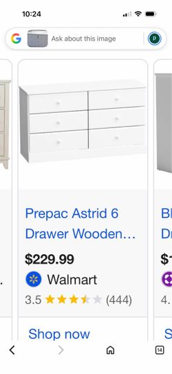Six drawer dresser