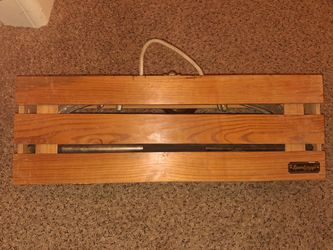 Sportcraft Heritage Horseshoe Game Set w/ Wooden Carry Case & Black Carry Bag