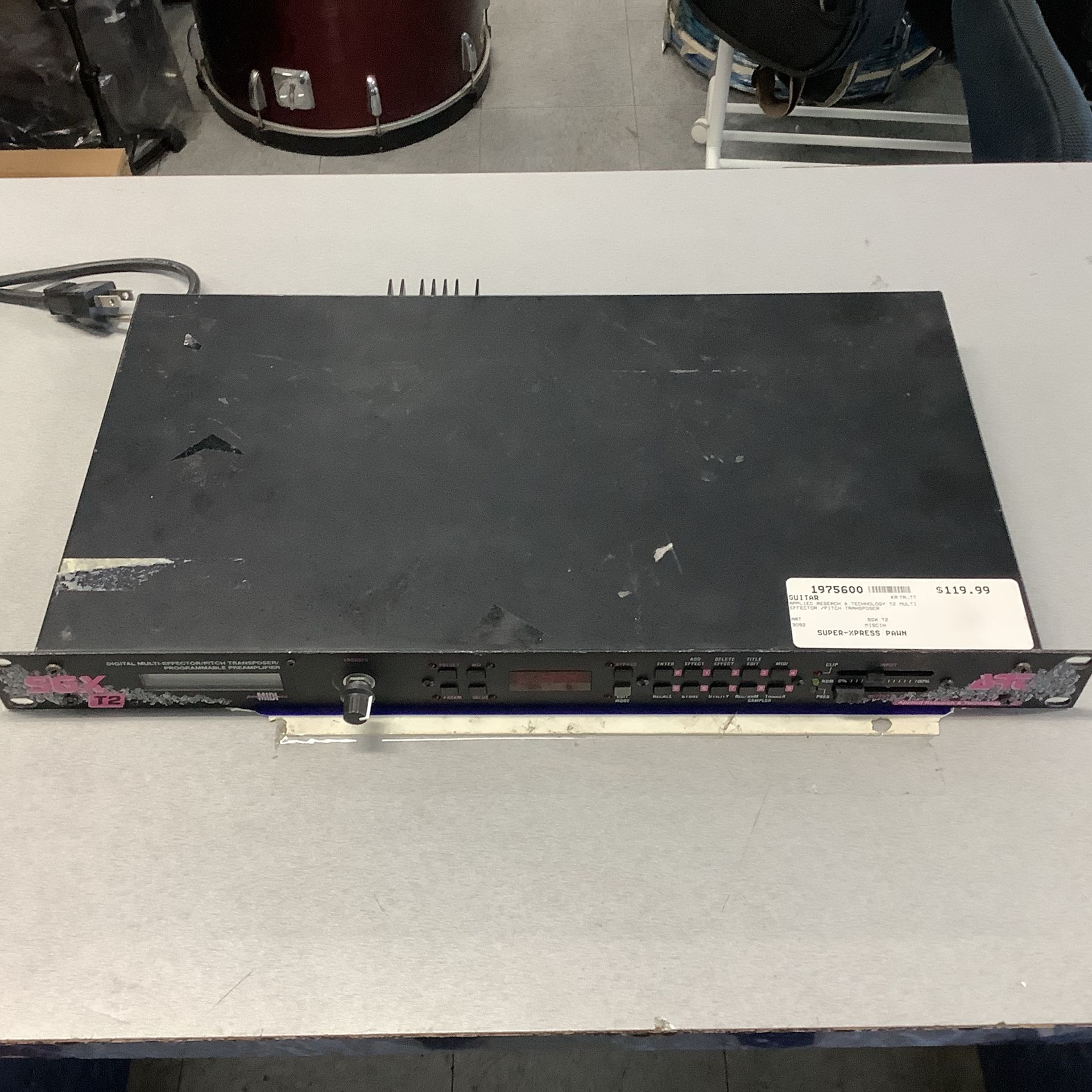 SGX T2 Digital Multi-Effector/Pitch Transponder/Programmer Preamplifier