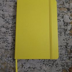 Yellow Hard Cover Notebook 