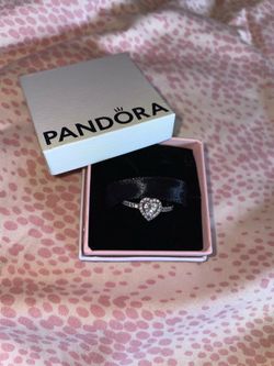 Silver Pandora Elevated Heart Ring (Reg Price: $98)