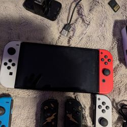 Nintendo Switch OLED with Games and Add Ons