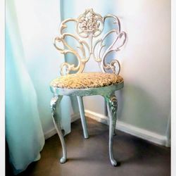 Vintage Cast Iron Vanity Chair 40