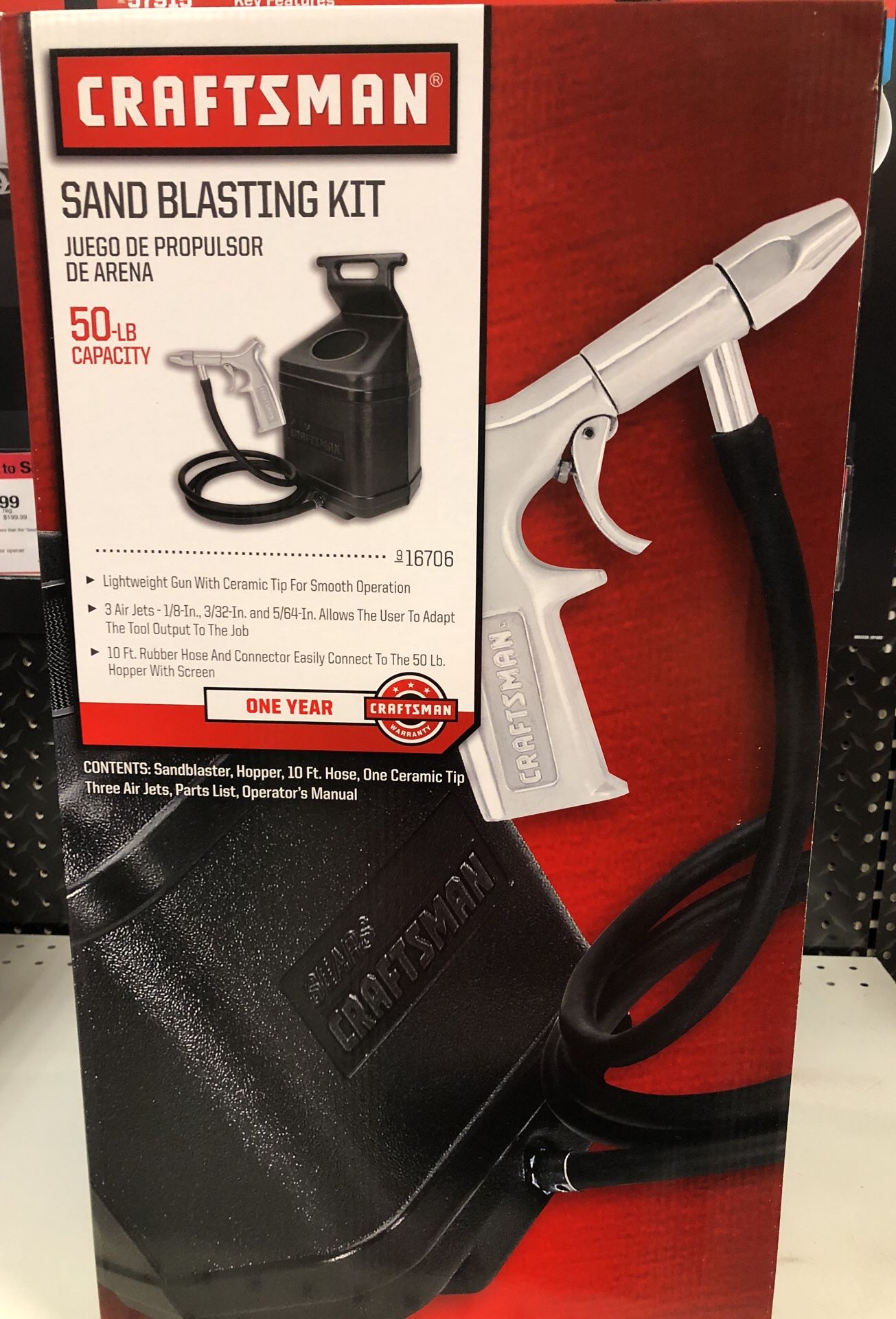 Craftsman sandblaster sale