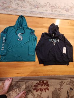 Two XL Women's Mariners Hoodies both for $12.