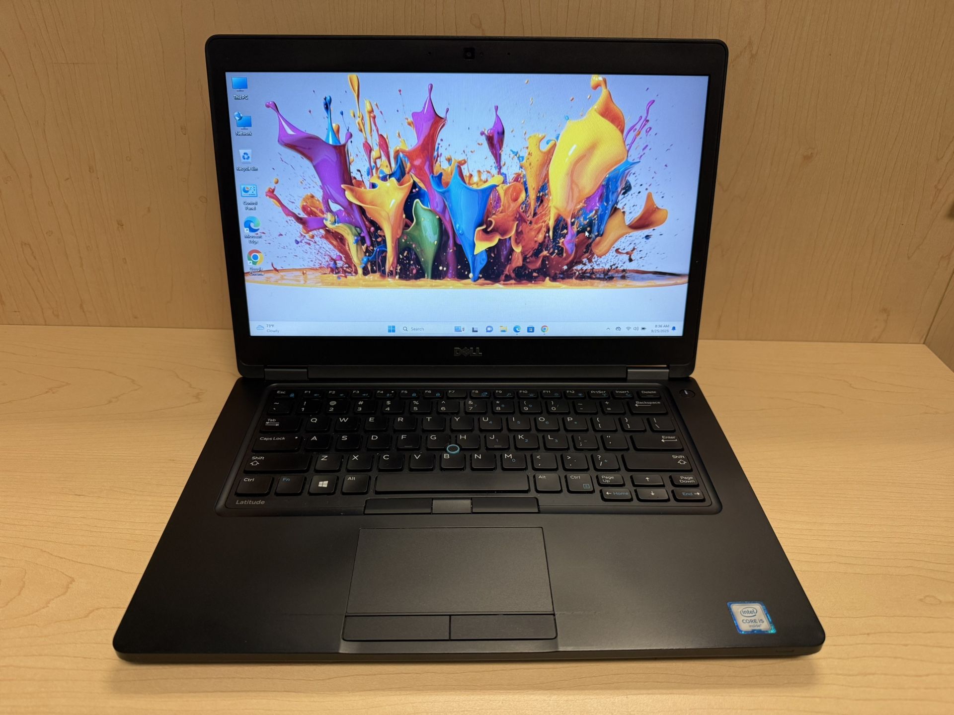 Dell Latitude 5480 Intel Core i5, 2.40 GHz, 8 GB RAM 128 GB SSD NVME Wireless Wifi Webcam HDMI USB-C SD Card Reader Bluetooth, Windows 11 Pro, Office