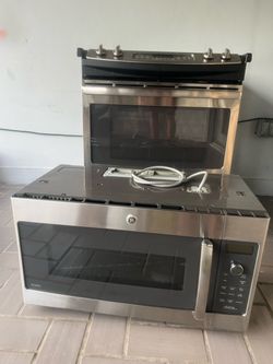 GE microwave and range