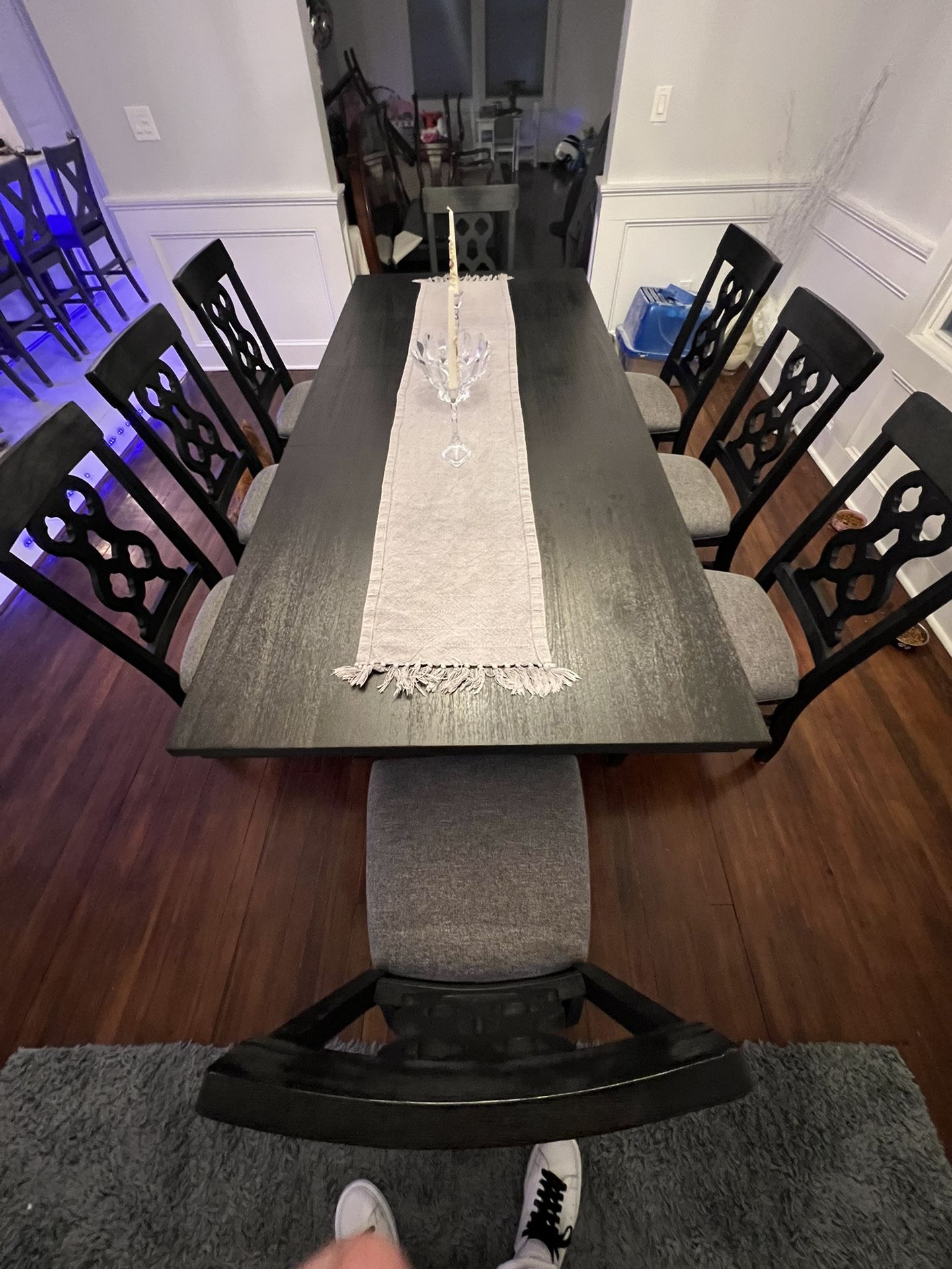 Belmore  Dining table With 8 Chairs 