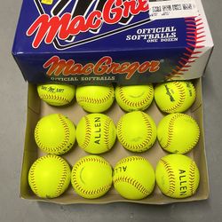 MacGregor Safe/Soft Training Softballs