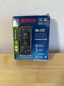 Bosch Blaze Green Beam Laser Measure, 165 Ft
