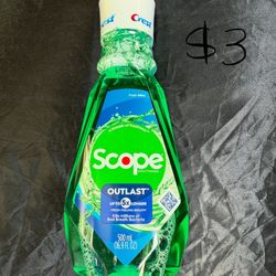 crest scope mouthwash $3
