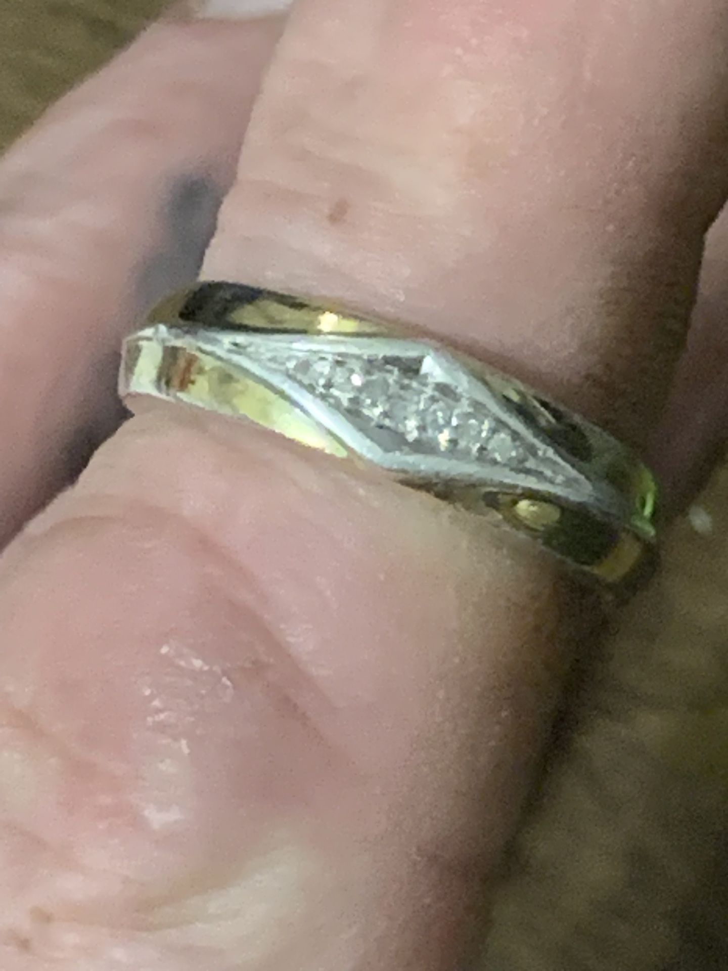Men’s Sterling, 18kt Vermeil With Natural Diamonds