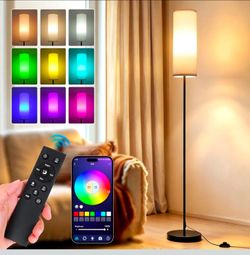 Floor Lamps for Living Room - Standing Lights with Remote and App
with Music Sync Function