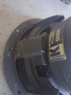 10 " subwoof  500 watts