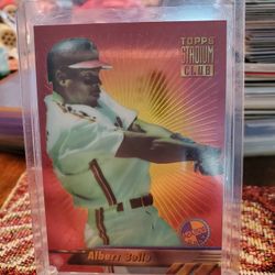 Cleveland Indians Albert Belle 1994 Topps Stadium Club Members Only Finest Card 