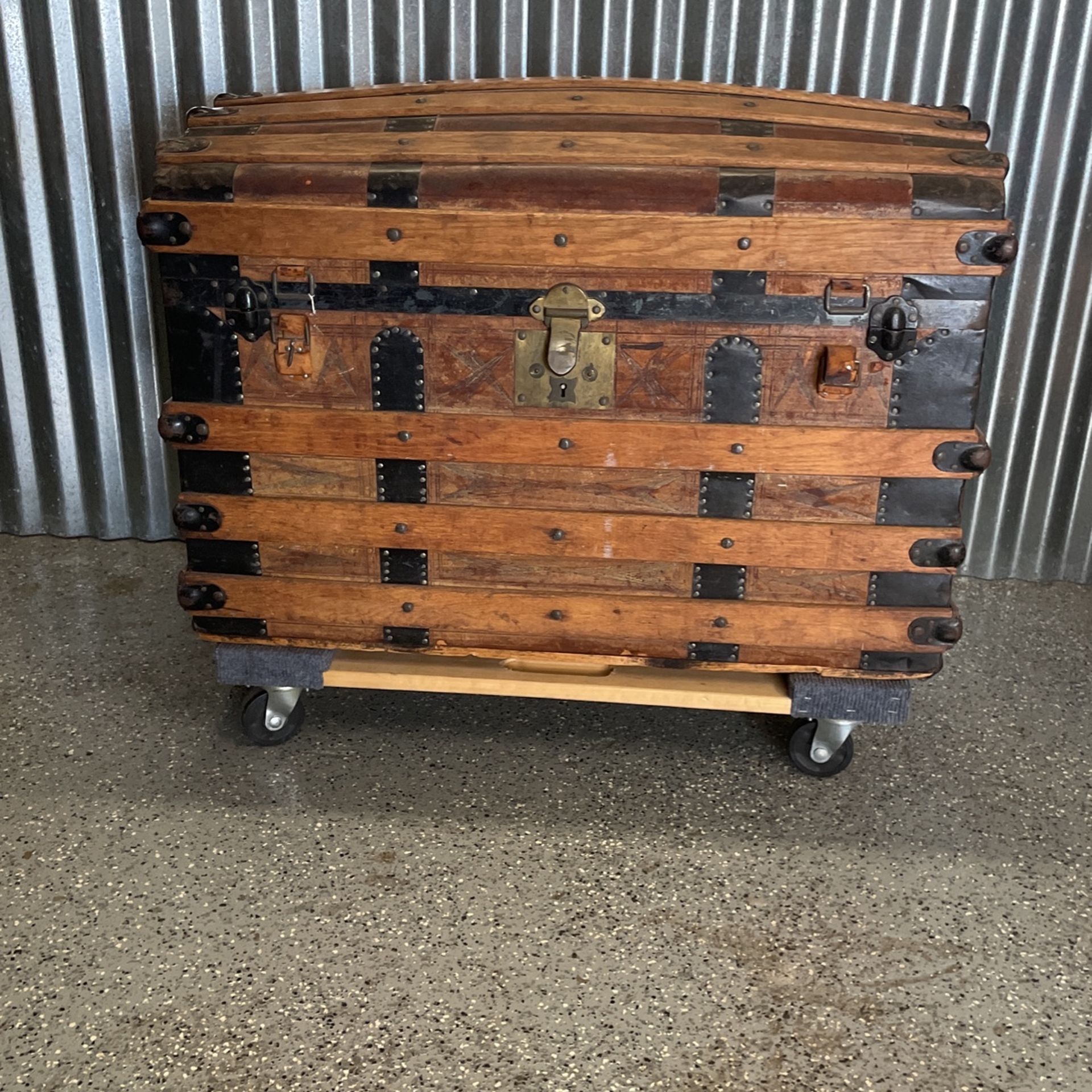 1860’s Camel Back Steamer Trunk