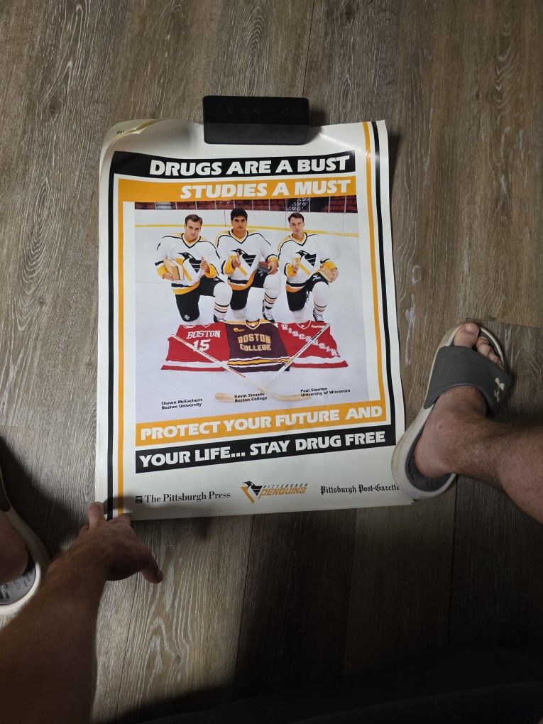 Penguins Say No To Drugs Poster $10