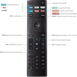 Universal for VIZIO Smart TV Remote Control Replacement XRT136

