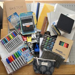 Assorted Art + School Supplies
