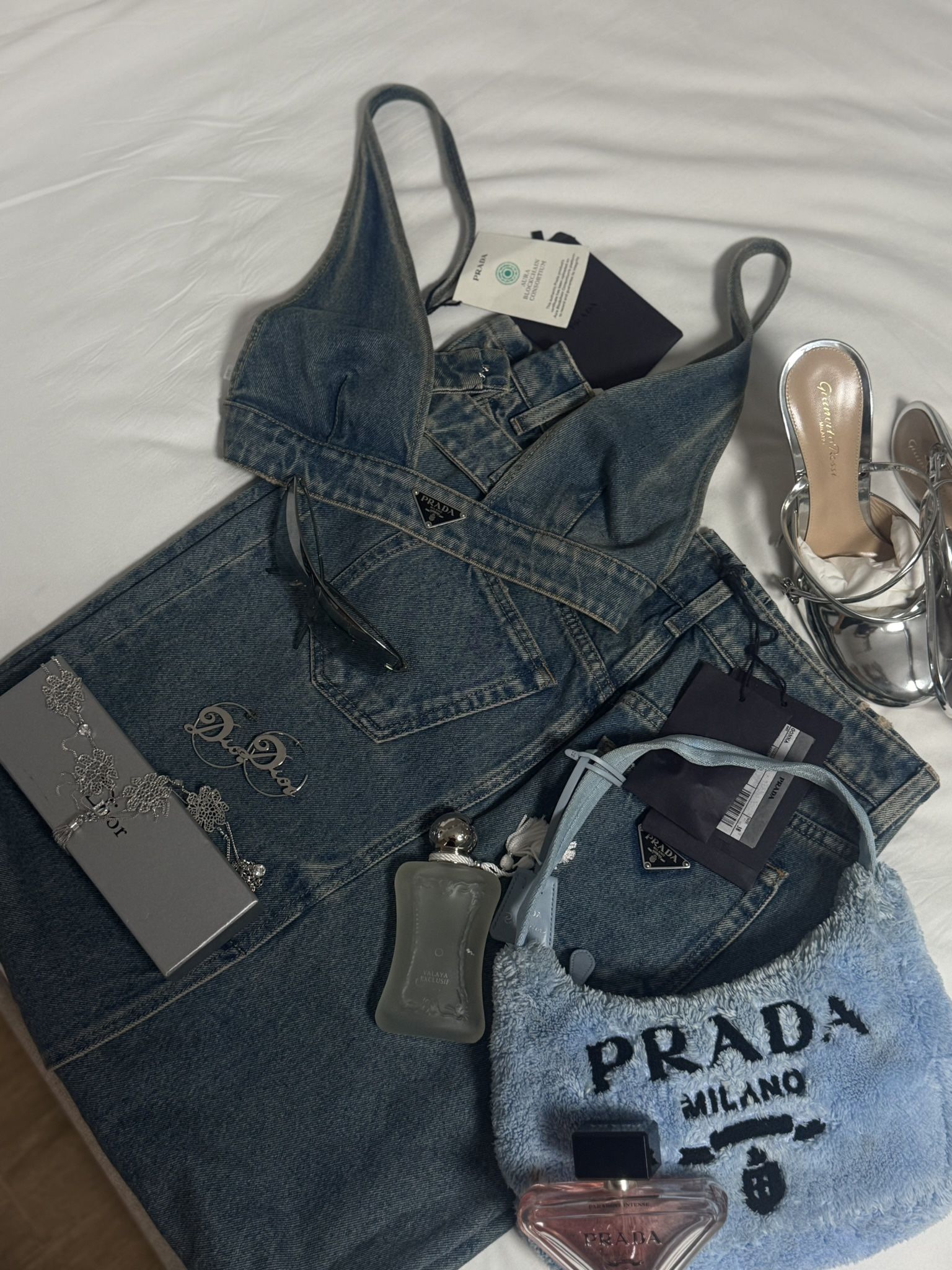 Prada Denim Set Brand New With Tags