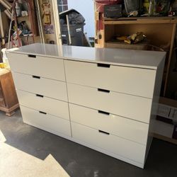 8 Drawer White IKEA Dresser !