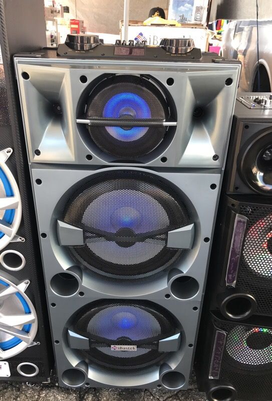 Ibastek Professional Speaker 6800watt Power with Bluetooth