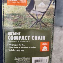 Instant Compact Chair Ozark Trail