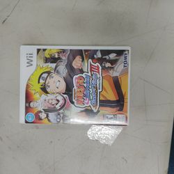 Naruto Shippuden Clash Of Ninja 3 Nintendo Wii Game 