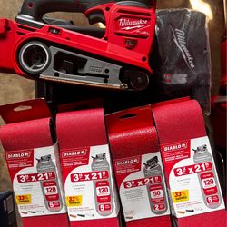 M18 FUEL 18-Volt Lithium-Ion Cordless Belt Sander (Tool-Only)