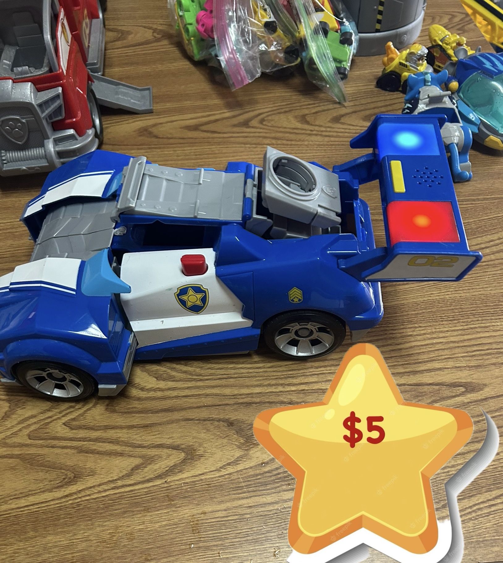 PAW PATROL CHASE POLICE CAR - Lights & Sound Working 
