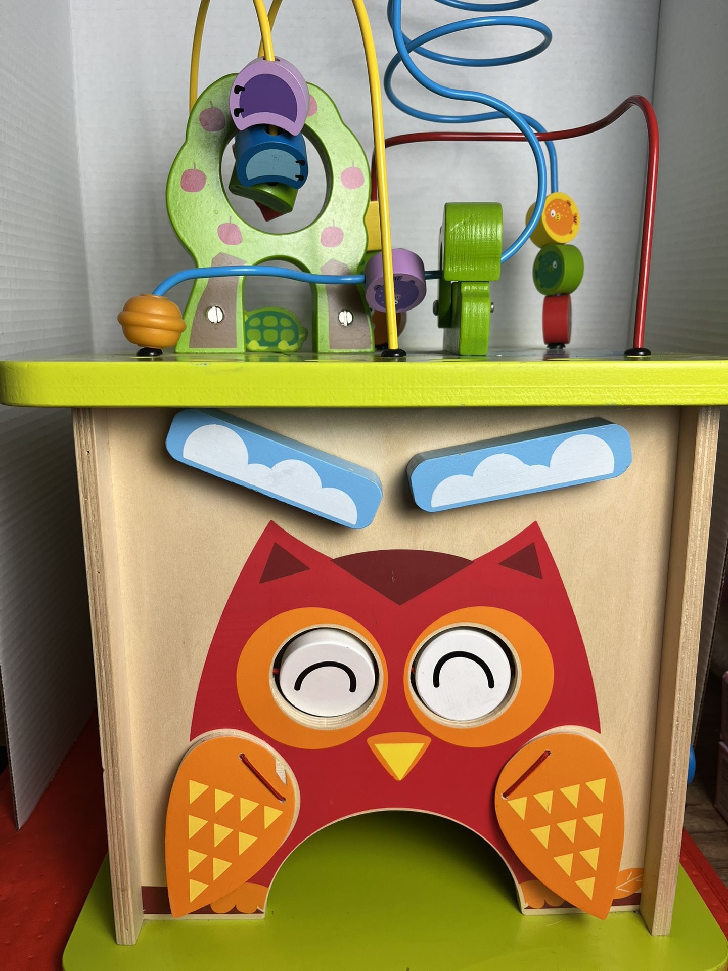 Hape Wild Safari Wooden Cube Adventure Activity Center