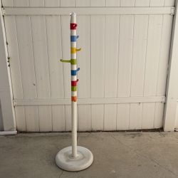 IKEA Coat Rack w/ Swivel Hooks