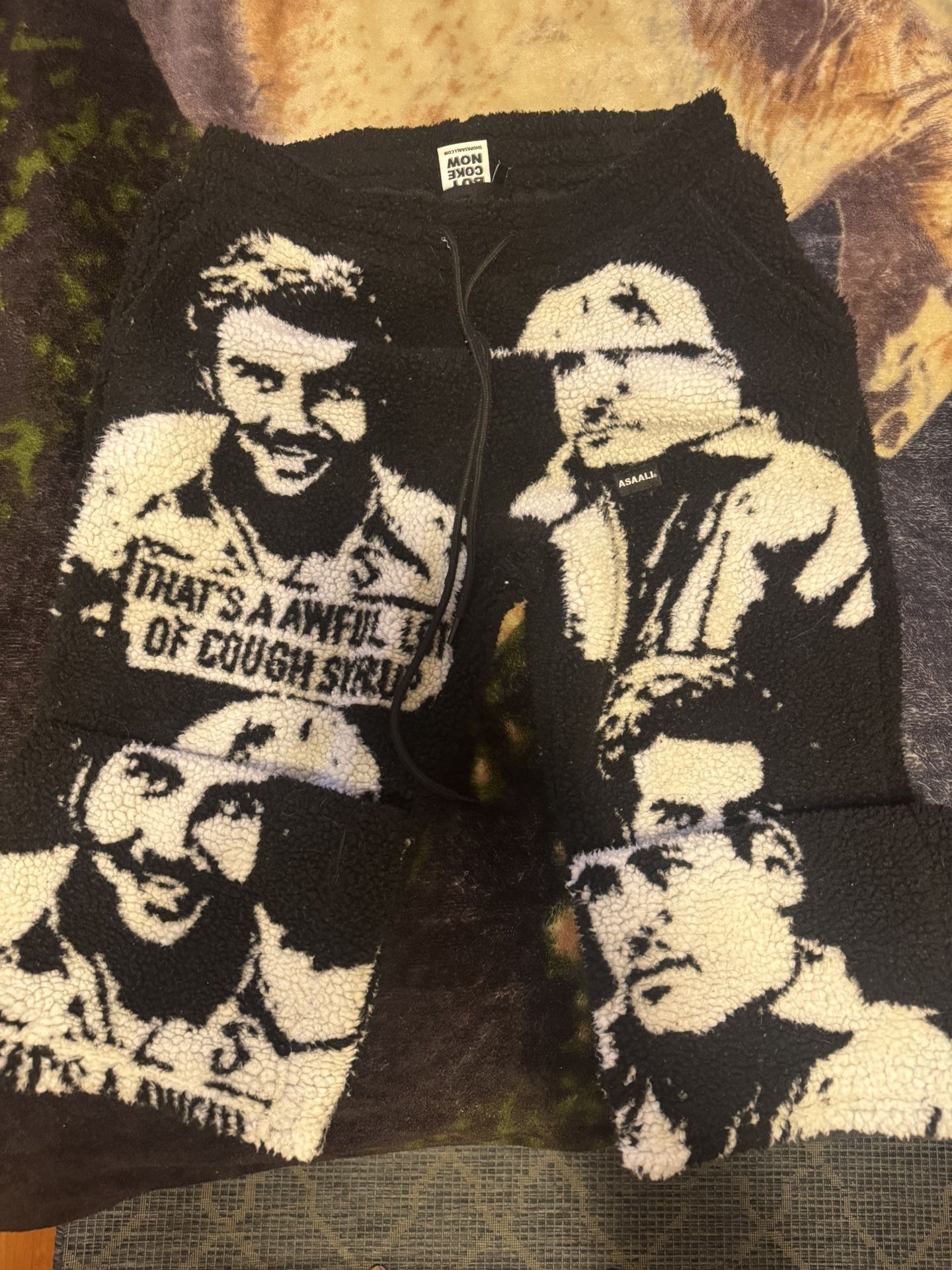 Asaali x Cough Syrup Sherpa Pants