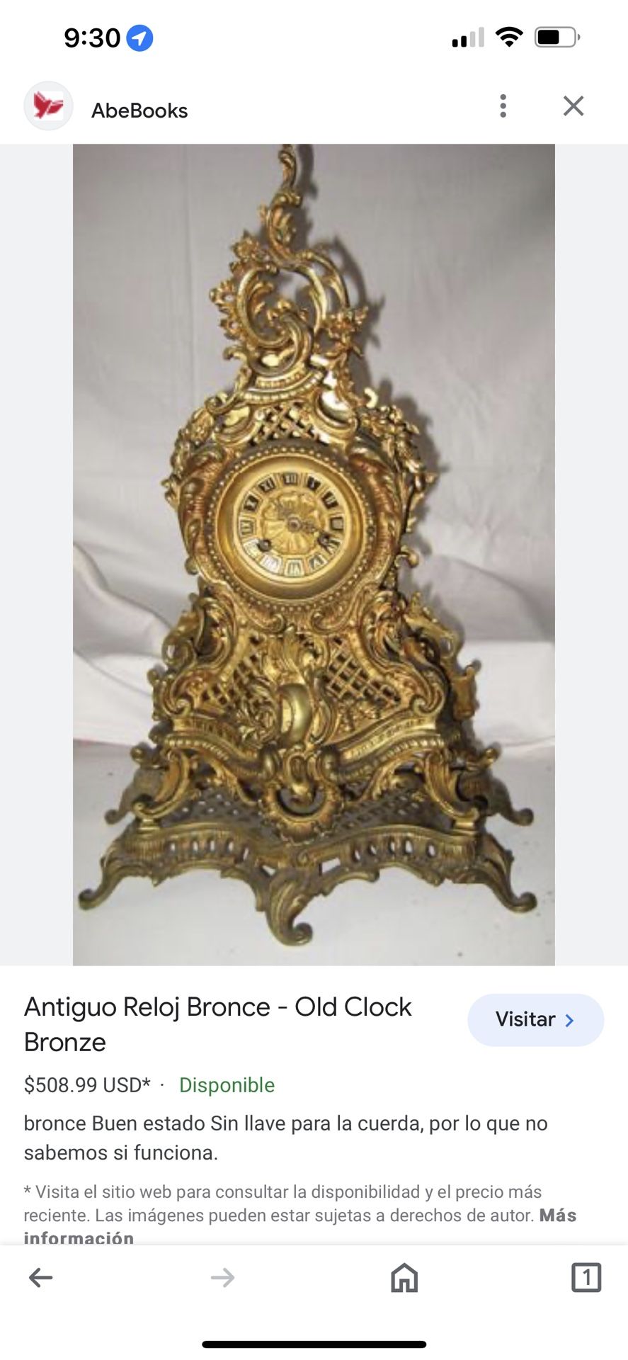 Old Clock Bronze