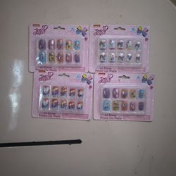 Jojo Siwa Press On Nails For Little Girls
