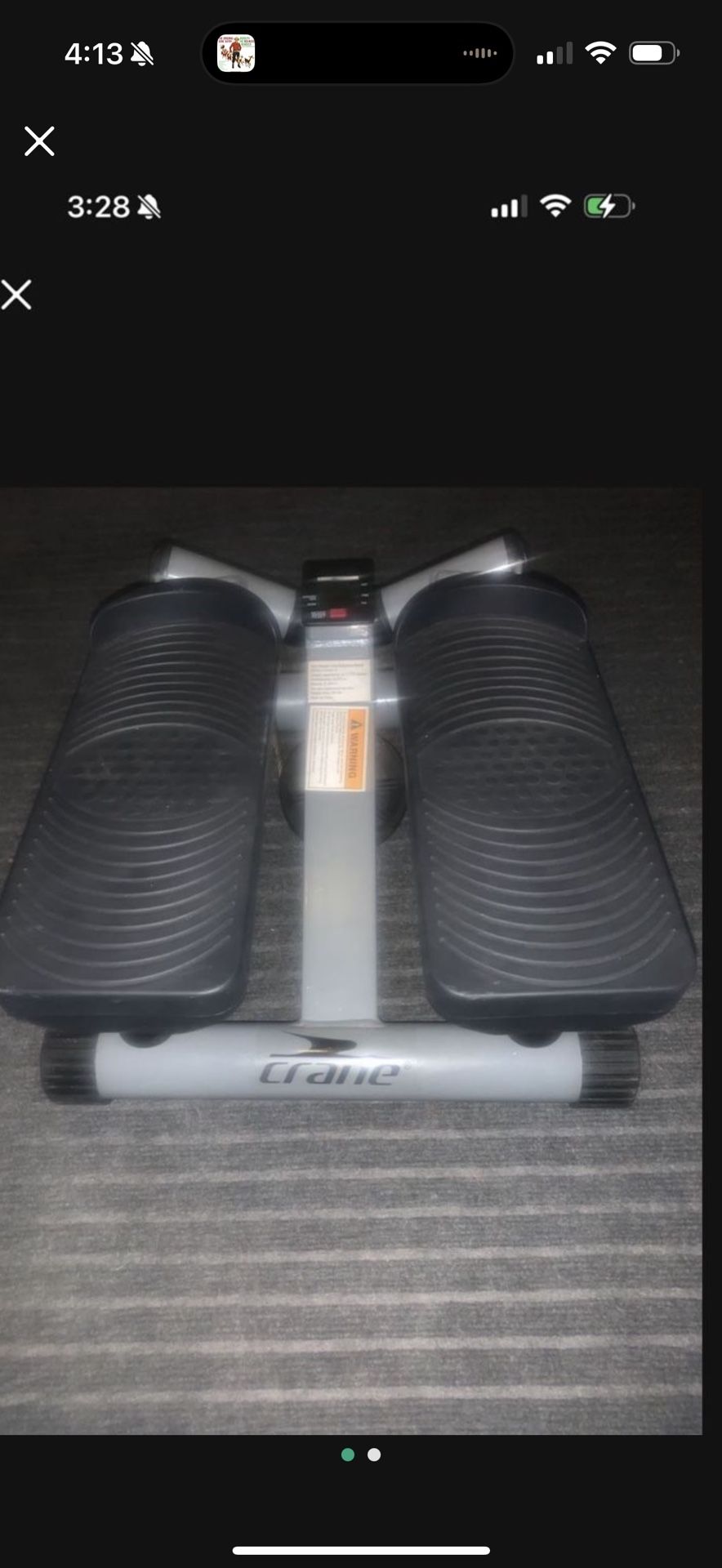 CRANE MINI STAIR STEPPER EXERCISE MACHINE 